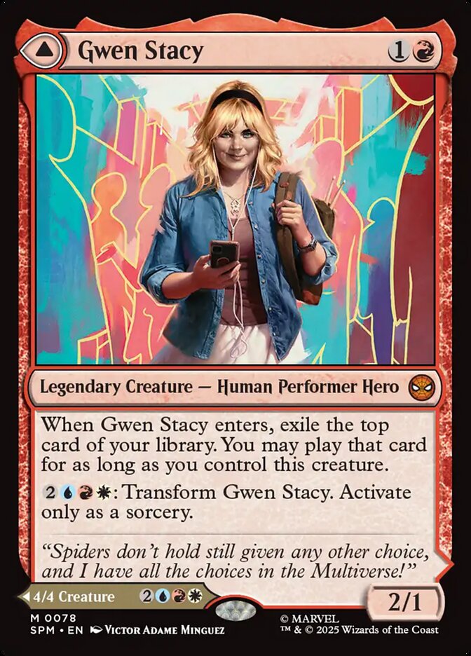 Magic the Gathering Card - Gwen Stacy - MTG Circle