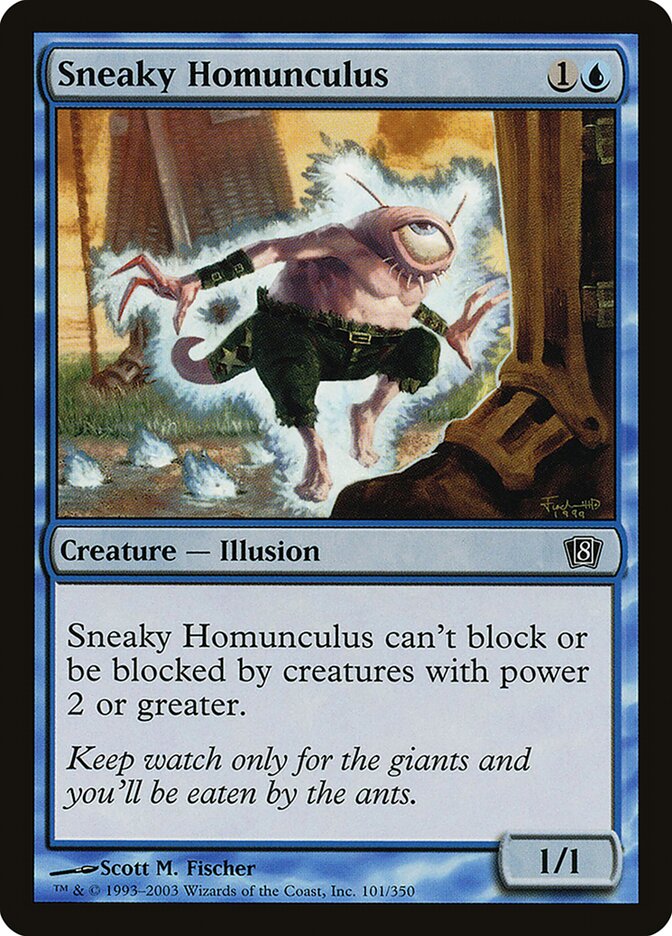 Magic the Gathering Card - Sneaky Homunculus - MTG Circle