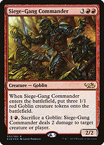 Magic the Gathering Card - Siege-Gang Commander - MTG Circle