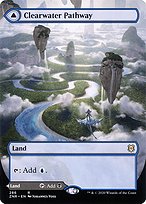 Magic the Gathering Card - Clearwater Pathway // Murkwater Pathway - MTG Circle