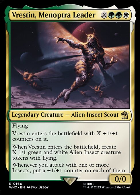Magic the Gathering Card - Vrestin, Menoptra Leader - MTG Circle