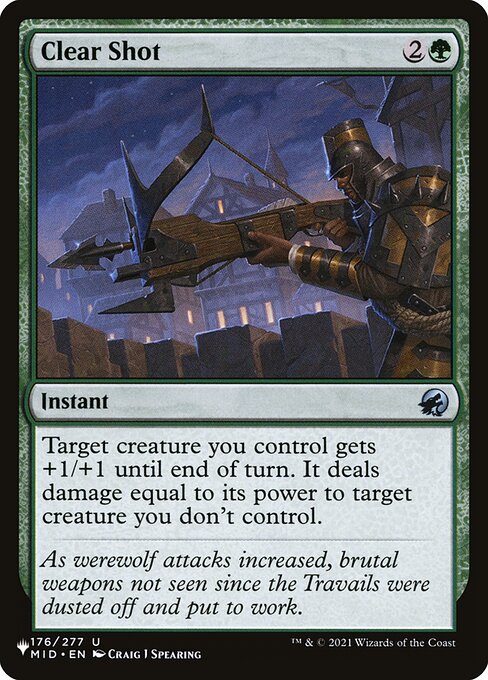 Magic the Gathering Card - Clear Shot - MTG Circle
