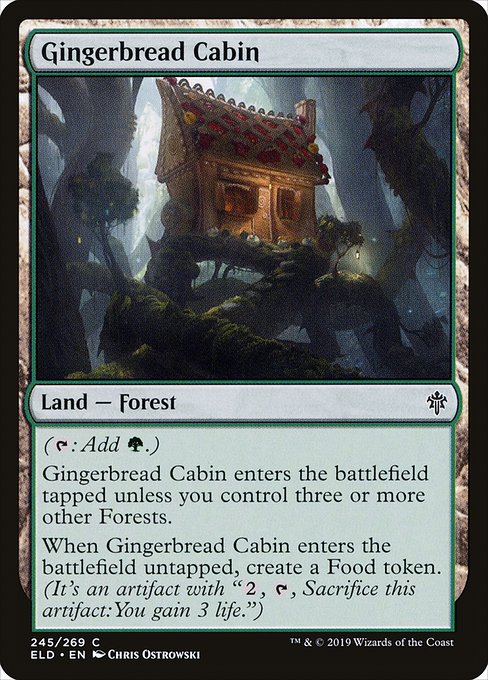 Magic the Gathering Card - Gingerbread Cabin - MTG Circle