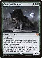 Magic the Gathering Card - Cemetery Prowler - MTG Circle