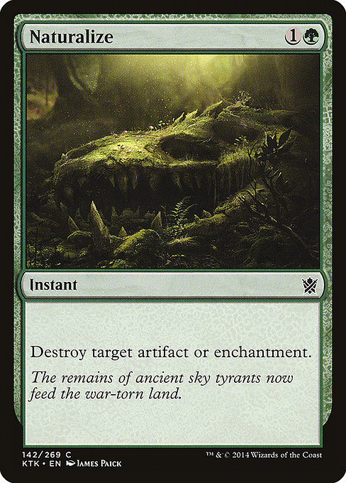Magic the Gathering Card - Naturalize - MTG Circle