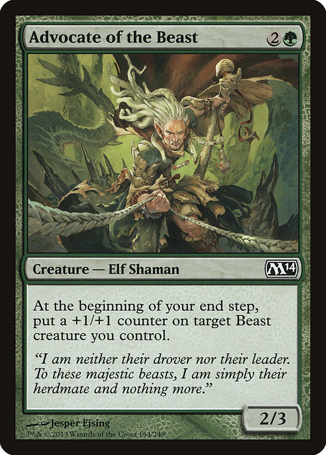Magic the Gathering Card - Advocate of the Beast - MTG Circle