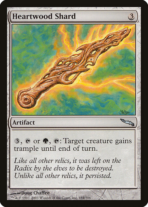 Magic the Gathering Card - Heartwood Shard - MTG Circle