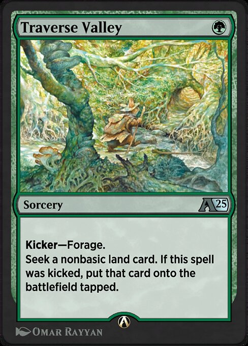 Magic the Gathering Card - Traverse Valley - MTG Circle
