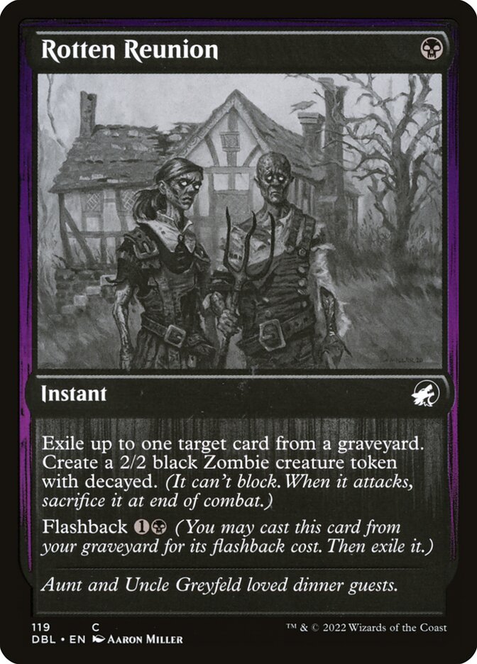 Magic the Gathering Card - Rotten Reunion - MTG Circle