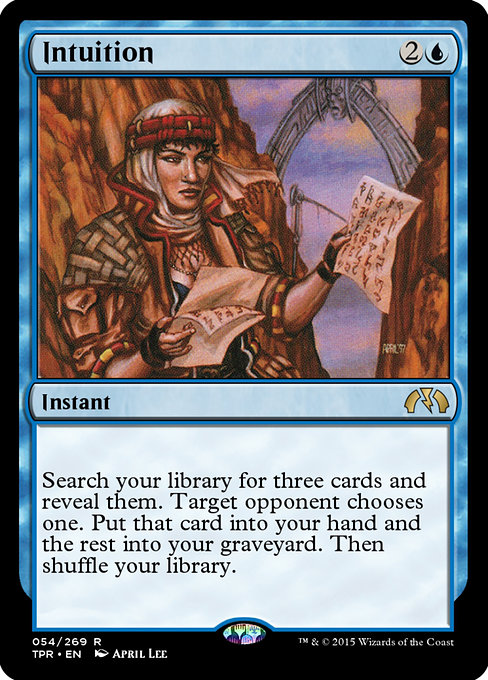 Magic the Gathering Card - Intuition - MTG Circle