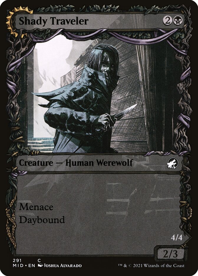 Magic the Gathering Card - Shady Traveler - MTG Circle