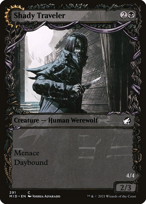 Magic the Gathering Card - Shady Traveler - MTG Circle