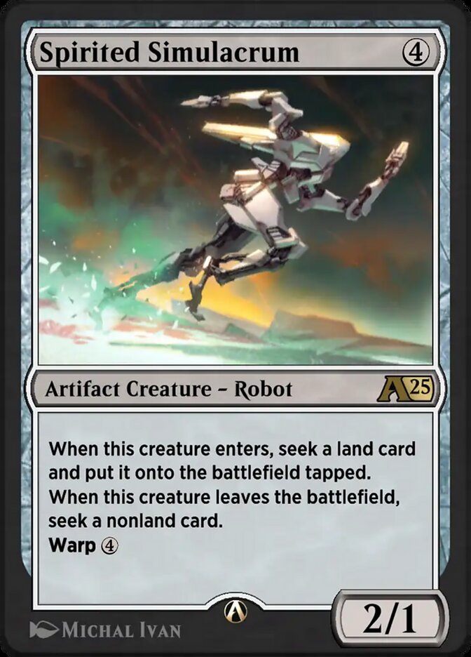 Magic the Gathering Card - Spirited Simulacrum - MTG Circle