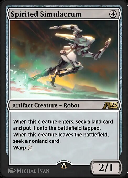Magic the Gathering Card - Spirited Simulacrum - MTG Circle