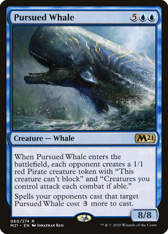 Magic the Gathering Card - Pursued Whale - MTG Circle