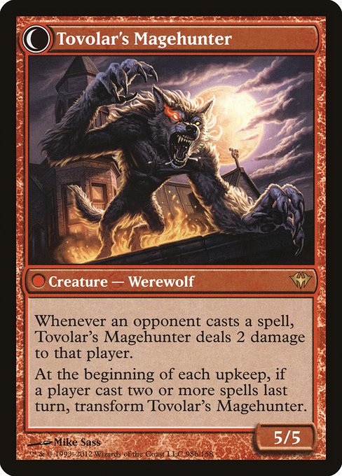 Magic the Gathering Card - Tovolar's Magehunter - MTG Circle