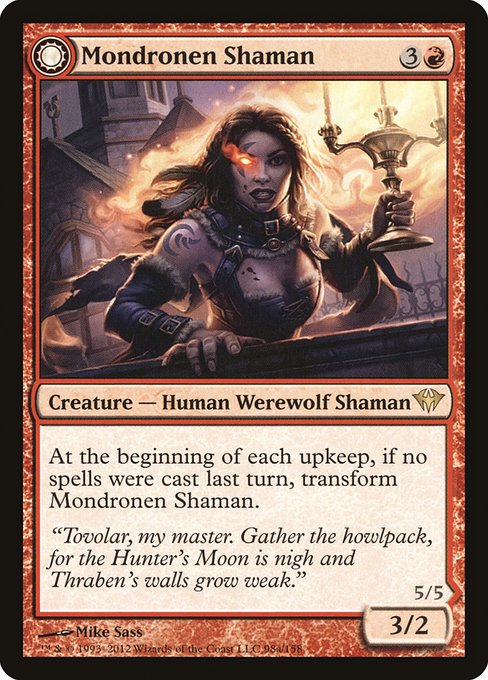 Magic the Gathering Card - Mondronen Shaman - MTG Circle