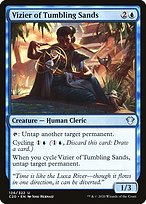 Magic the Gathering Card - Vizier of Tumbling Sands - MTG Circle