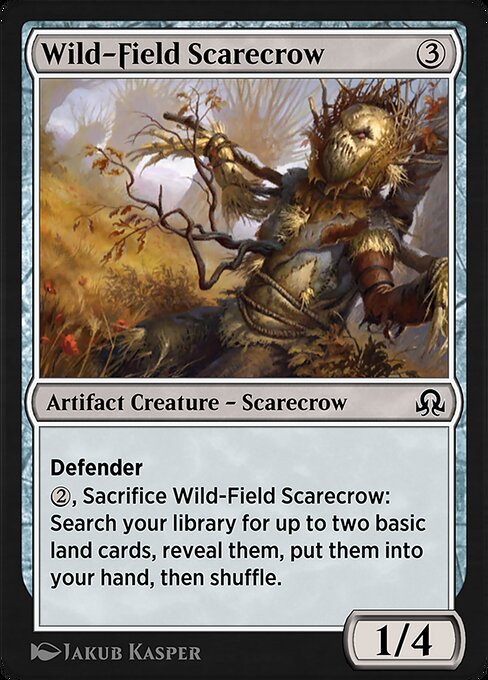 Magic the Gathering Card - Wild-Field Scarecrow - MTG Circle