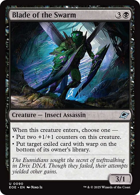 Magic the Gathering Card - Blade of the Swarm - MTG Circle