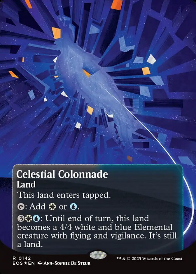Magic the Gathering Card - Celestial Colonnade - MTG Circle