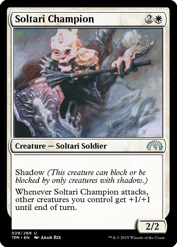 Magic the Gathering Card - Soltari Champion - MTG Circle