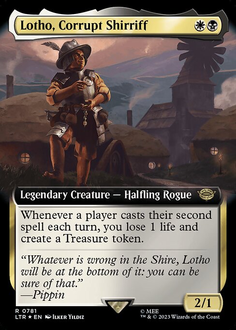 Magic the Gathering Card - Lotho, Corrupt Shirriff - MTG Circle