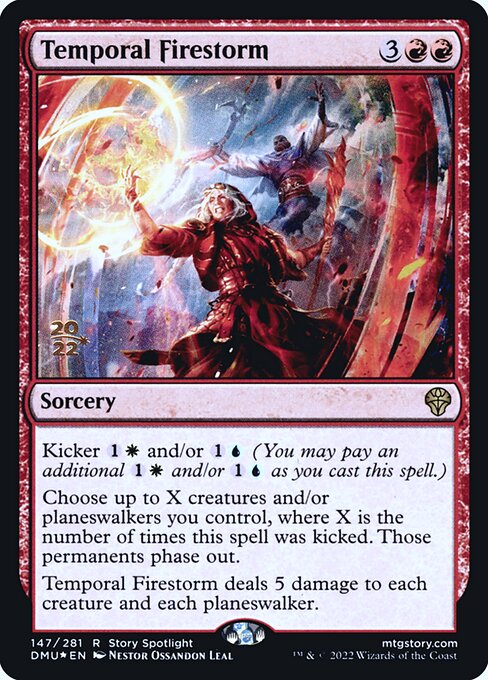 Magic the Gathering Card - Temporal Firestorm - MTG Circle
