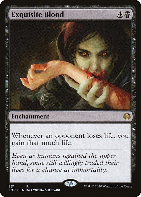 Magic the Gathering Card - Exquisite Blood - MTG Circle