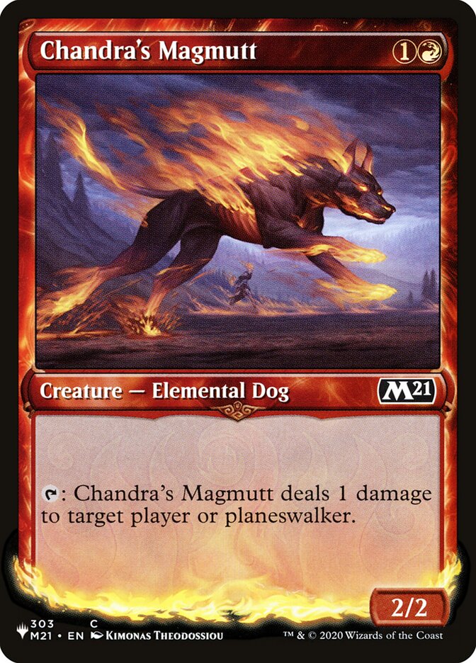 Magic the Gathering Card - Chandra's Magmutt - MTG Circle