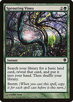 Magic the Gathering Card - Sprouting Vines - MTG Circle