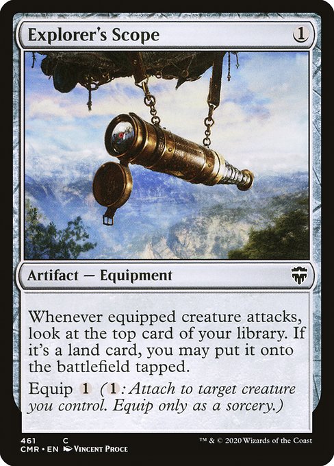 Magic the Gathering Card - Explorer's Scope - MTG Circle