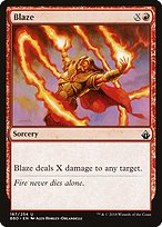 Magic the Gathering Card - Blaze - MTG Circle