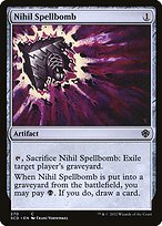 Magic the Gathering Card - Nihil Spellbomb - MTG Circle