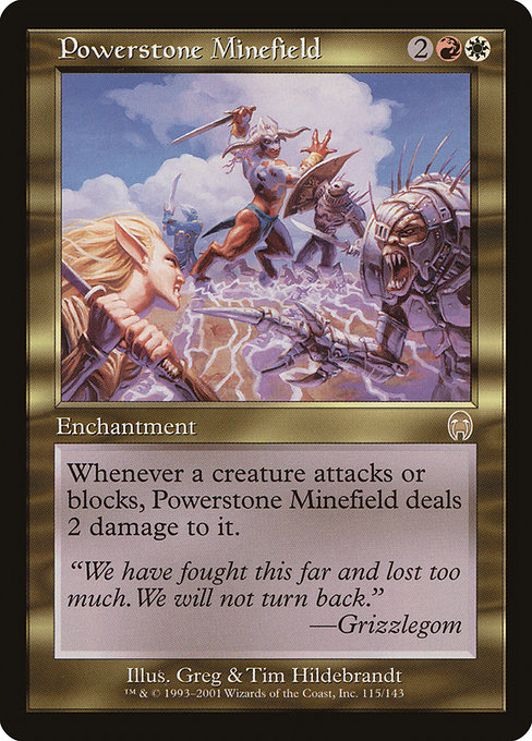 Magic the Gathering Card - Powerstone Minefield - MTG Circle