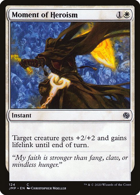 Magic the Gathering Card - Moment of Heroism - MTG Circle