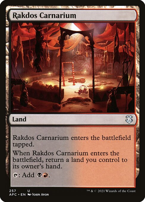 Magic the Gathering Card - Rakdos Carnarium - MTG Circle