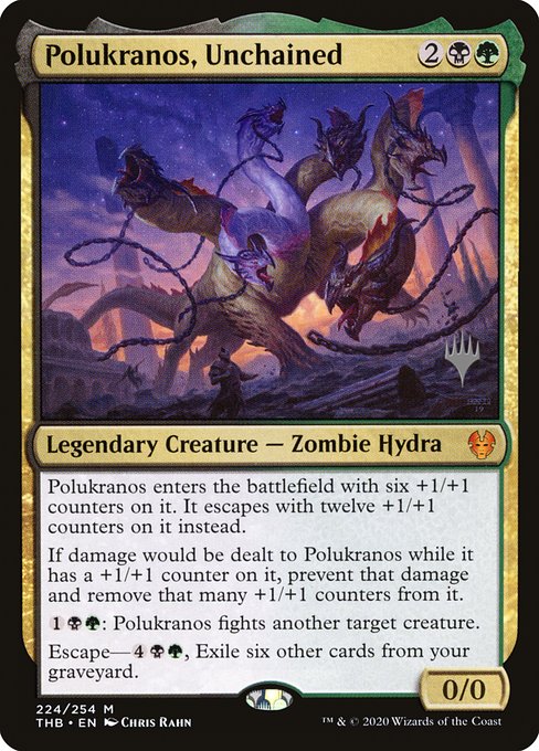 Magic the Gathering Card - Polukranos, Unchained - MTG Circle