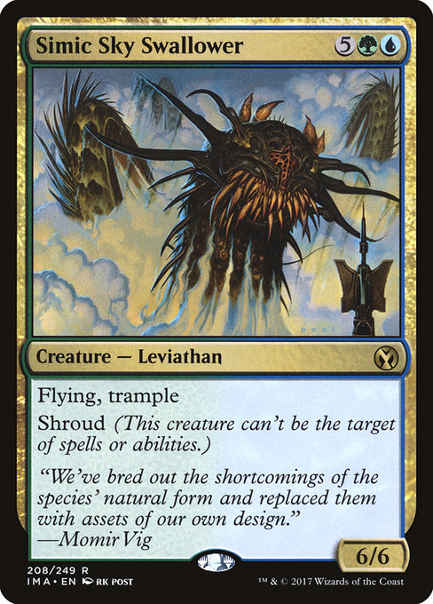 Magic the Gathering Card - Simic Sky Swallower - MTG Circle