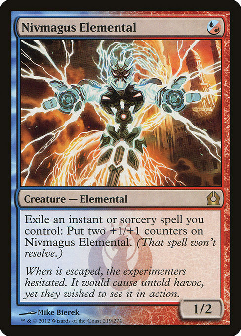 Magic the Gathering Card - Nivmagus Elemental - MTG Circle