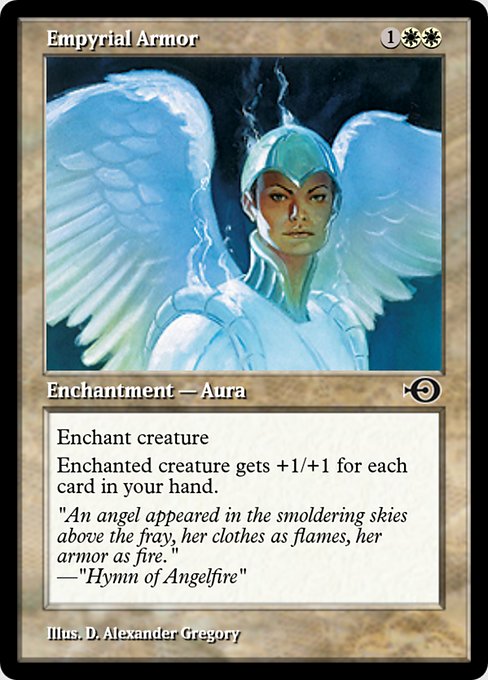 Magic the Gathering Card - Empyrial Armor - MTG Circle