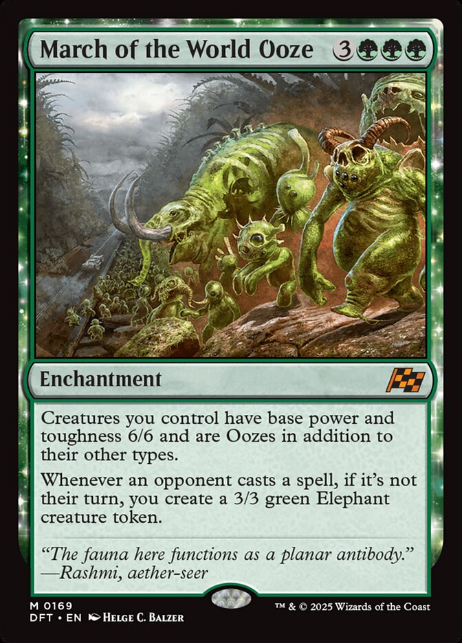 Magic the Gathering Card - March of the World Ooze - MTG Circle