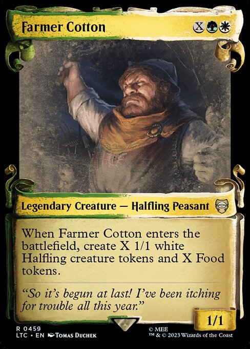 Magic the Gathering Card - Farmer Cotton - MTG Circle