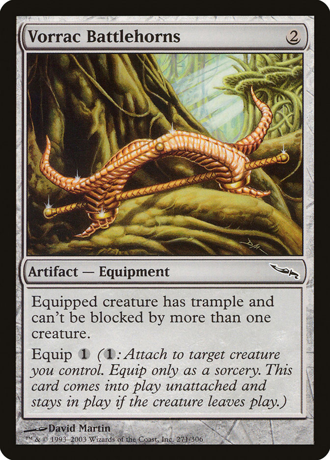 Magic the Gathering Card - Vorrac Battlehorns - MTG Circle