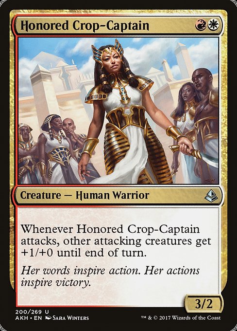Magic the Gathering Card - Honored Crop-Captain - MTG Circle