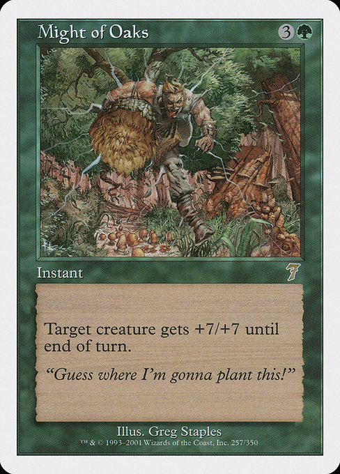 Magic the Gathering Card - Might of Oaks - MTG Circle