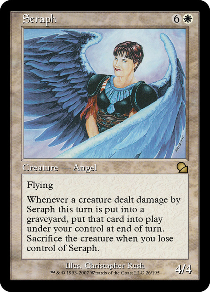 Magic the Gathering Card - Seraph - MTG Circle