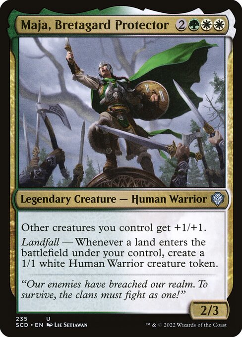 Magic the Gathering Card - Maja, Bretagard Protector - MTG Circle