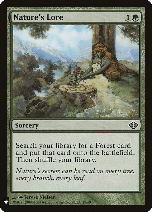Magic the Gathering Card - Nature's Lore - MTG Circle