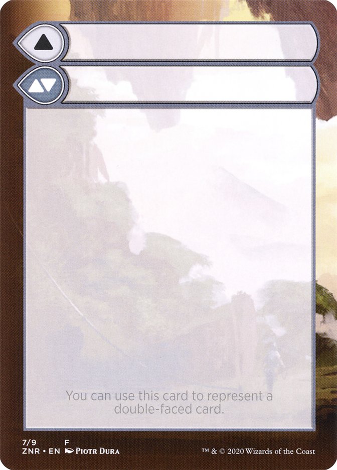 Magic the Gathering Card - Double-Faced Substitute Card - MTG Circle
